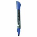 Quartetmfg ENDURAGLIDEDRY ERASE MARKER, BROAD CHISEL TIP, BLUE, DOZEN 50013M